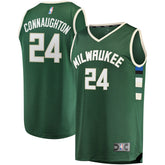 NBA Pat Connaughton Milwaukee Bucks Fast Break Replica Jersey - Icon Edition - Hunter Green