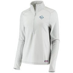 Tampa Bay Rays Vineyard Vines Women's Performance Grid Half-Zip Pullover Top - Gray Pullover