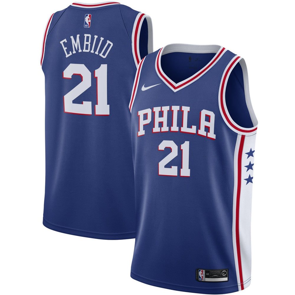 NBA Joel Embiid Philadelphia 76ers 2019/2020 Swingman Jersey - Icon Edition - Royal