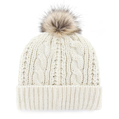 San Francisco 49ers '47 Women's Meeko Cuffed Knit Hat With Pom White