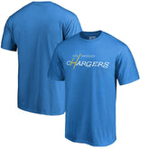 Los Angeles Chargers Multi Color Vintage Logo T-Shirt Powder Blue