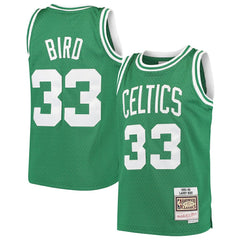 NBA Larry Bird Boston Celtics Youth Hardwood Classics Swingman Throwback Jersey - Kelly Green