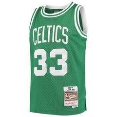 NBA Larry Bird Boston Celtics Youth Hardwood Classics Swingman Throwback Jersey - Kelly Green