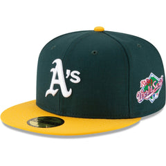 Athletics New Era 1989 World Series Wool 59FIFTY Fitted Hat - Green Hats