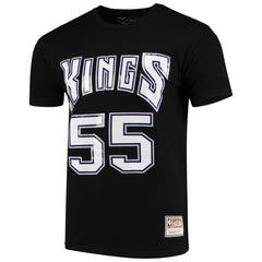 Jason Williams Sacramento Kings Hardwood Classics Team Name & Number T-Shirt Black