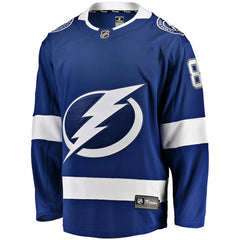 NHL Erik Cernak Tampa Bay Lightning Fanatics Home Breakaway Player Jersey - Blue