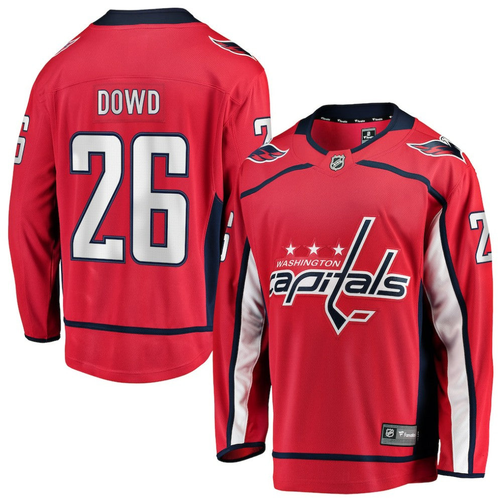NHL Nic Dowd Washington Capitals Fanatics Home Breakaway Player Jersey - Red