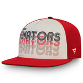 NHL Ottawa Senators Fanatics True Classic Snapback Hat - Cream/Red
