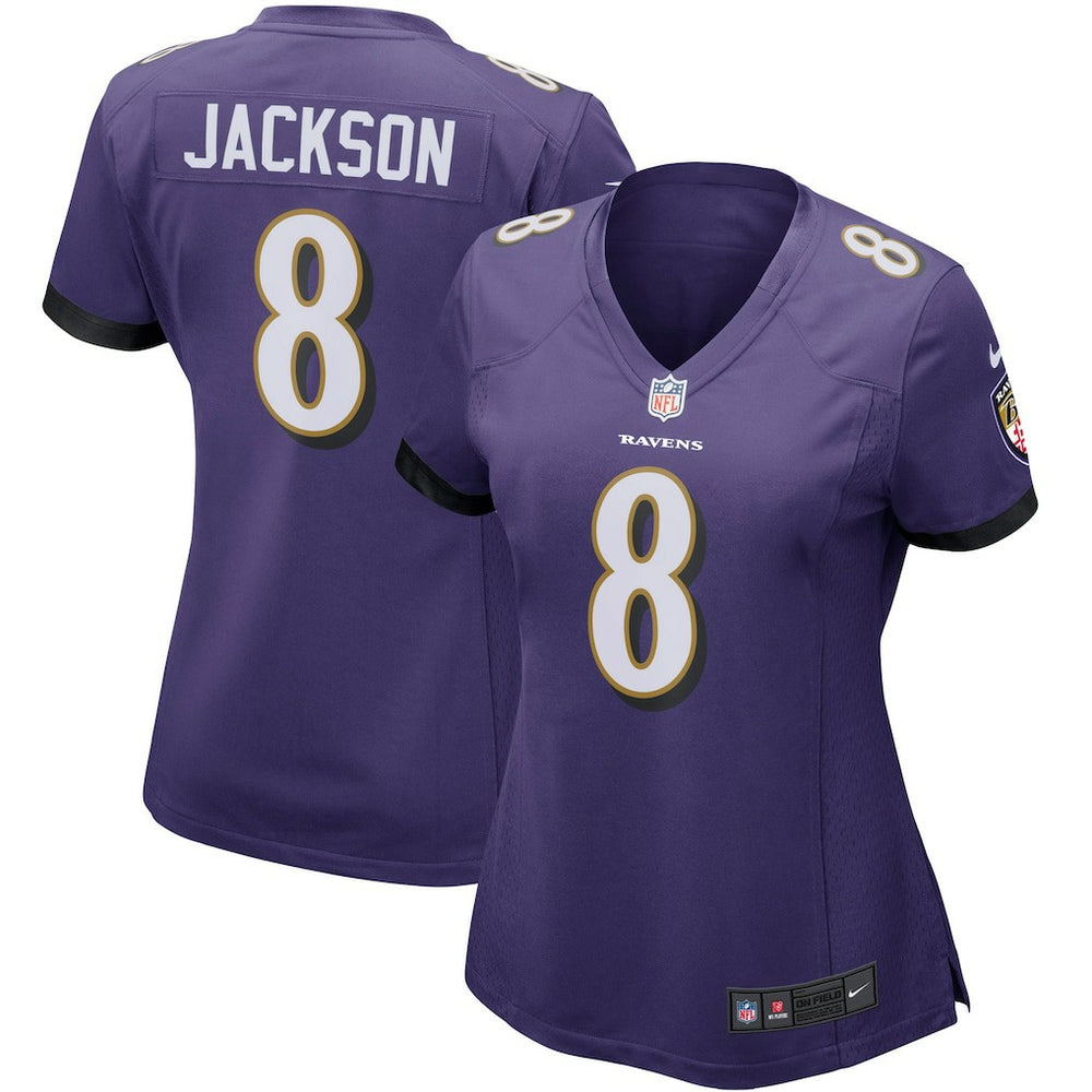 NFL Lamar Jackson Baltimore Ravens Women's Game Player Jersey - Purple