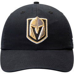 NHL Vegas Golden Knights Fanatics Primary Logo Fundamental Core Adjustable Hat - Black