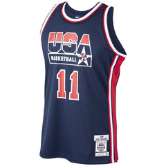 NBA Karl Malone USA Basketball 1992 Dream Team Authentic Jersey - Navy
