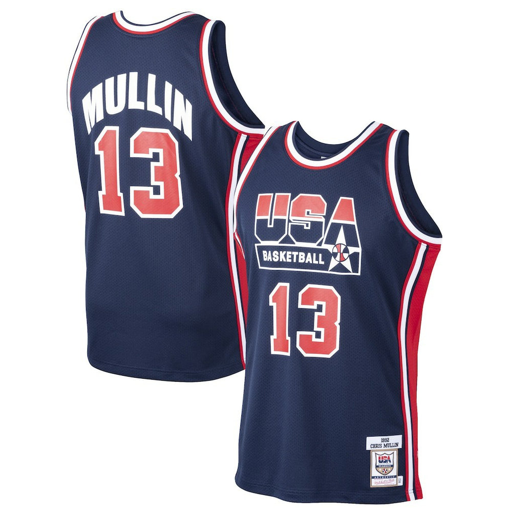NBA Chris Mullin USA Basketball 1992 Dream Team Authentic Jersey sale - Navy