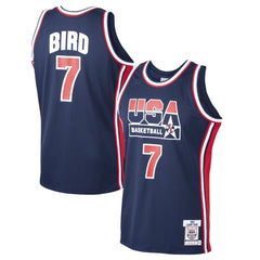 NBA Larry Bird USA Basketball 1992 Dream Team Authentic Jersey - Navy