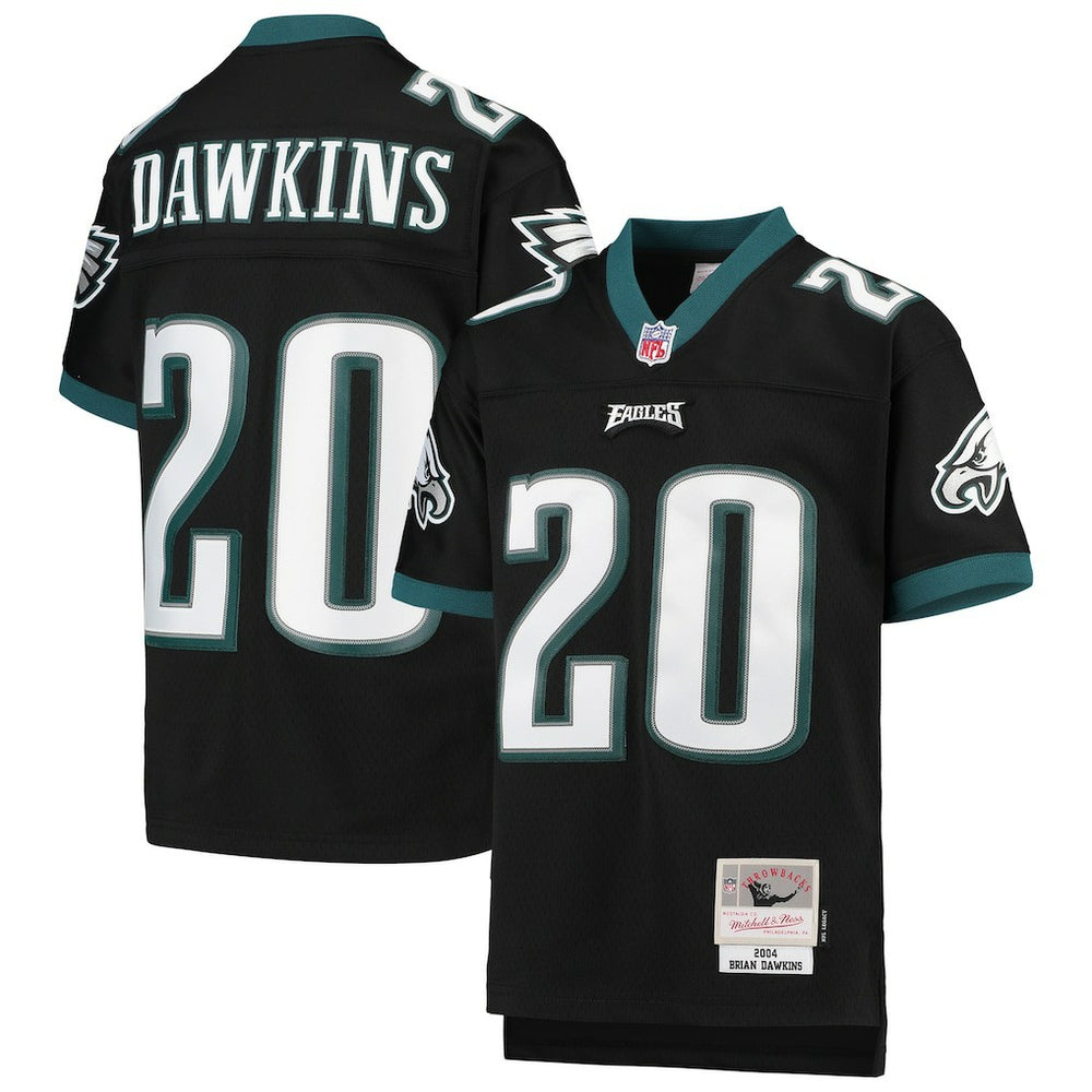 NFL Brian Dawkins Philadelphia Eagles Youth 2004 Legacy Retired Player Jersey - Black for sale