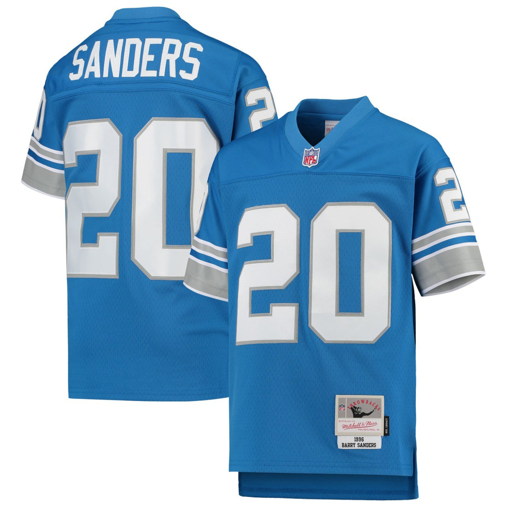 NFL Barry Sanders Detroit Lions Youth 1996 Legacy Retired Player Jersey - Blue for sale