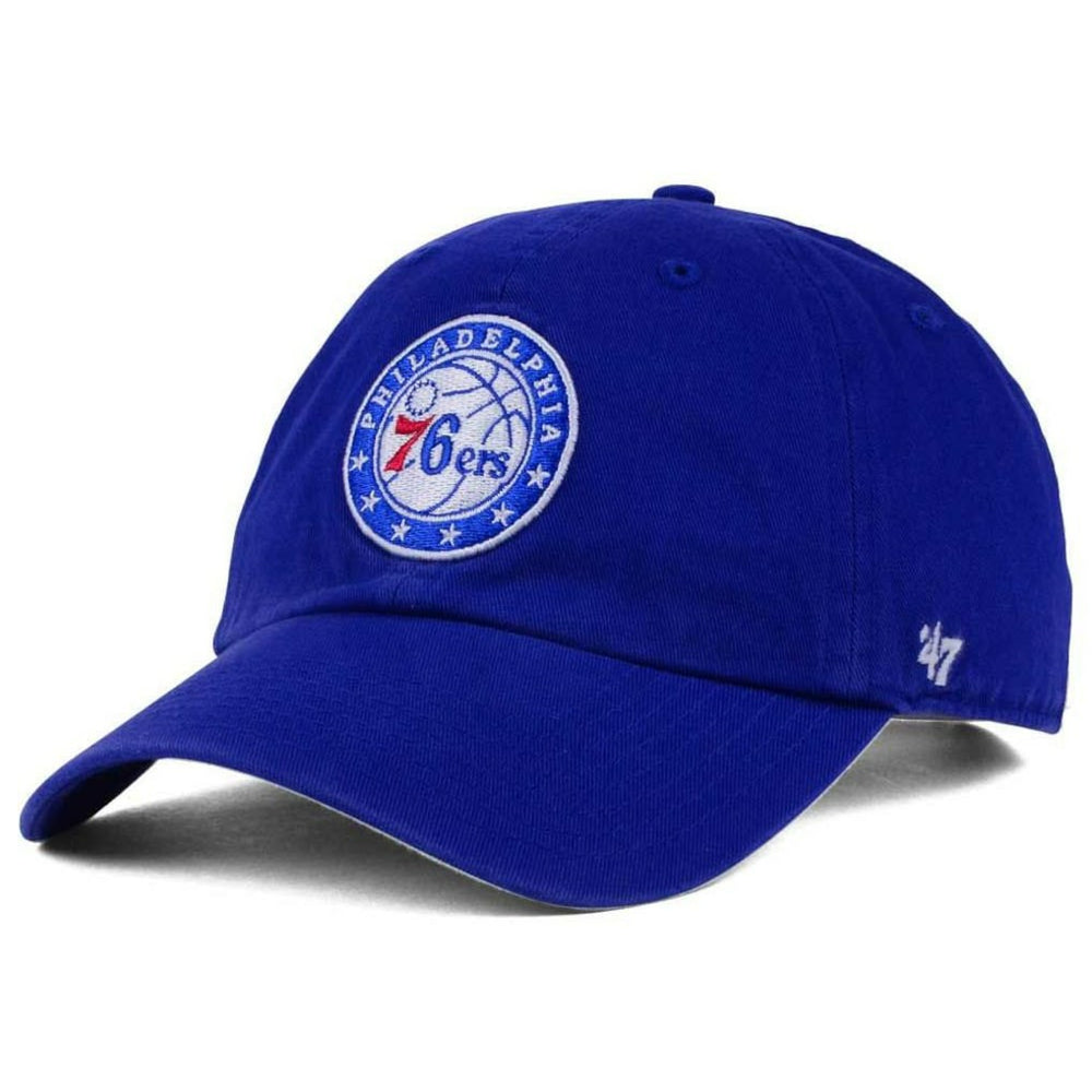 Philadelphia 76ers '47 Core Logo Clean Up Adjustable Hat Royal