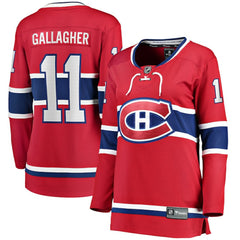 NHL Brendan Gallagher Montreal Canadiens Fanatics Women's Home Breakaway Player Jersey - Red