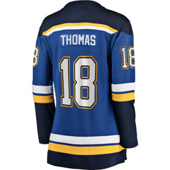 NHL Robert Thomas St. Louis Blues Fanatics Women's Home Breakaway Player Jersey - Blue