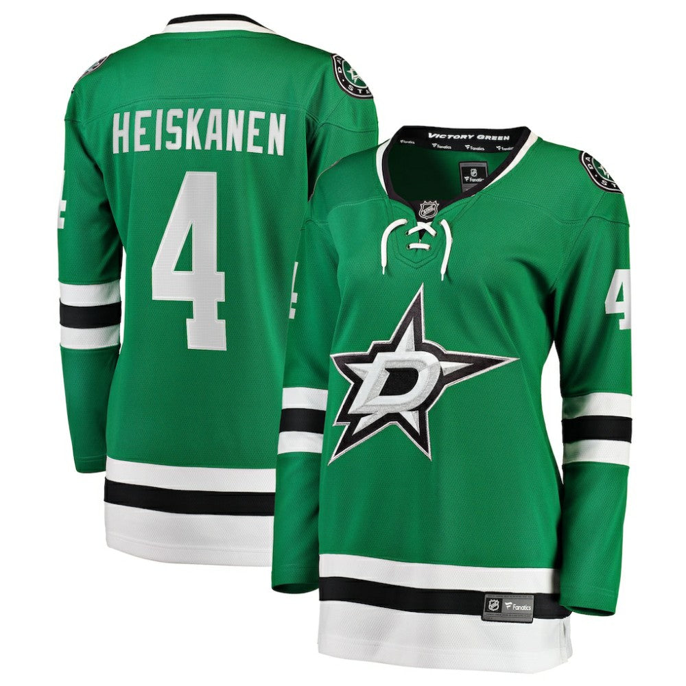 NHL Miro Heiskanen Dallas Stars Fanatics Women's Home Breakaway Player Jersey - Kelly Green