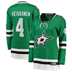 NHL Miro Heiskanen Dallas Stars Fanatics Women's Home Breakaway Player Jersey - Kelly Green
