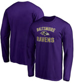 Baltimore Ravens Victory Arch Long Sleeve T-Shirt Purple