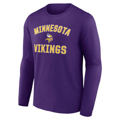 Minnesota Vikings Victory Arch Long Sleeve T-Shirt Purple