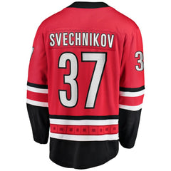NHL Andrei Svechnikov Carolina Hurricanes Fanatics Alternate Breakaway Player Jersey - Red