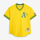 MLB Mark McGwire Athletics Mitchell & Ness Authentic Batting Practice Jersey - Gold