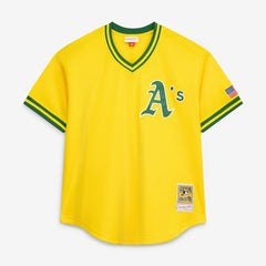 MLB Mark McGwire Athletics Mitchell & Ness Authentic Batting Practice Jersey - Gold