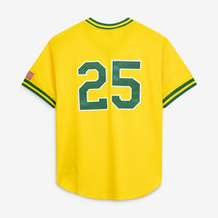 MLB Mark McGwire Athletics Mitchell & Ness Authentic Batting Practice Jersey - Gold