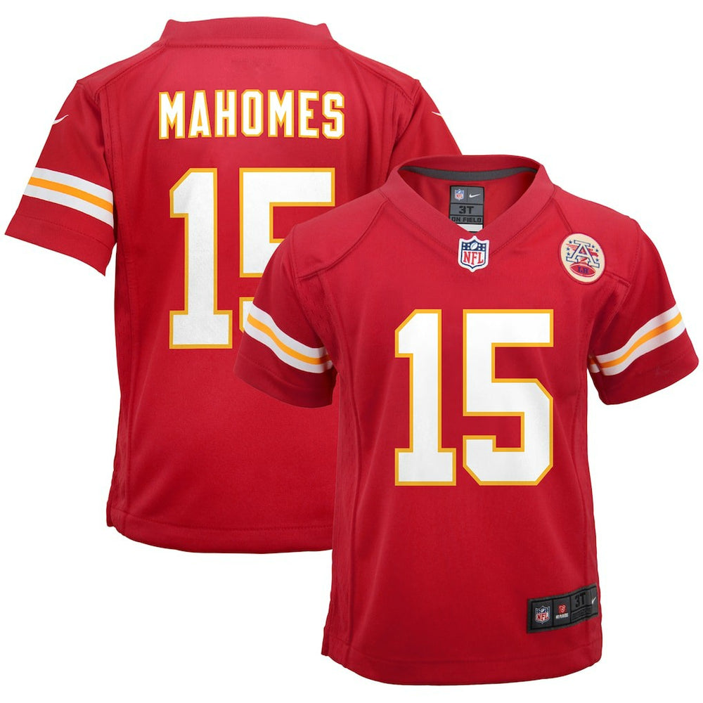 NFL Patrick Mahomes Kansas City Chiefs Preschool Game Jersey - Red
