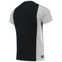 New Orleans Saints Refried Apparel Sustainable Upcycled Split T-Shirt Black/Gray