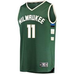 NBA Brook Lopez Milwaukee Bucks Fast Break Replica Player Jersey Green - Icon Edition