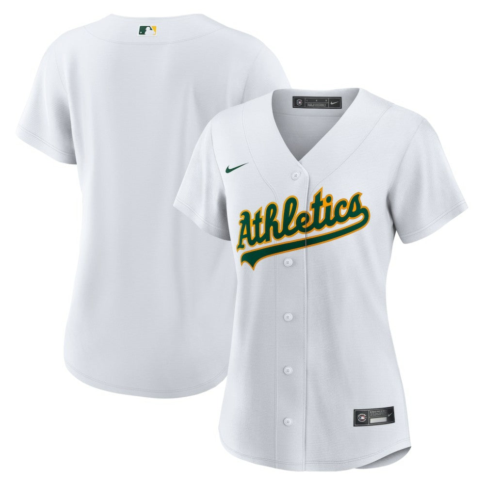 MLB Athletics Nike Women's Home Replica Team Jersey - White