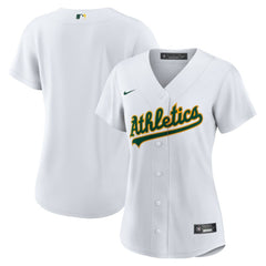 MLB Athletics Nike Women's Home Replica Team Jersey - White