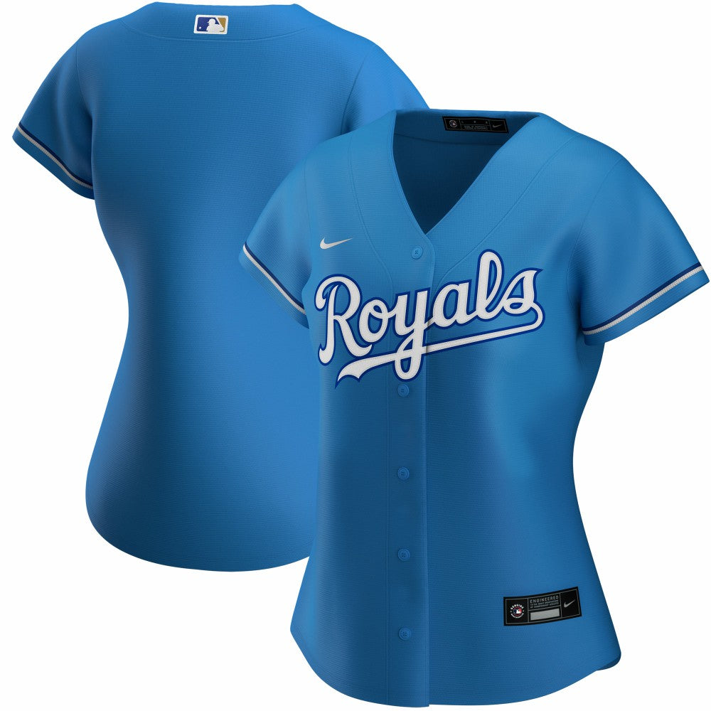MLB Kansas City Royals Nike Women's Alternate Replica Team Jersey - Light Blue