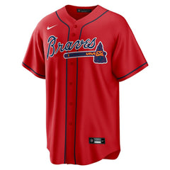 MLB Atlanta Braves Nike Alternate Replica Team Jersey - Red