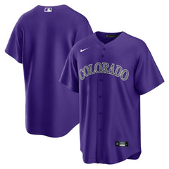 MLB Colorado Rockies Nike Alternate Replica Team Jersey - Purple