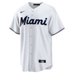 MLB Miami Marlins Nike Home Replica Team Jersey - White