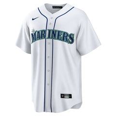 Seattle Mariners Nike Home Replica Team Jersey - White Jerseys