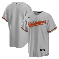 MLB Baltimore Orioles Nike Road Replica Team Jersey - Gray