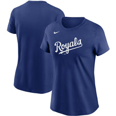 Kansas City Royals Nike Women's Wordmark T-Shirt - Royal T-shirts