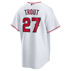 MLB Mike Trout Los Angeles Angels Nike Home Replica Player Name Jersey - White