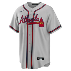 MLB Ronald Acuna Jr. Atlanta Braves Nike Road Replica Player Name Jersey - Gray