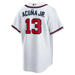 MLB Ronald Acuna Jr. Atlanta Braves Nike Home Replica Player Name Jersey - White