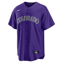 MLB Charlie Blackmon Colorado Rockies Nike Alternate Replica Player Name Jersey - Purple