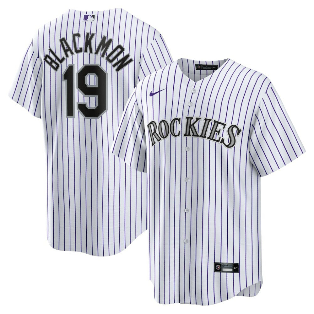 MLB Charlie Blackmon Colorado Rockies Nike Home Replica Player Name Jersey - White