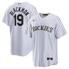 MLB Charlie Blackmon Colorado Rockies Nike Home Replica Player Name Jersey - White