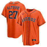 MLB Jose Altuve Houston Astros Nike Alternate Replica Player Name Jersey - Orange