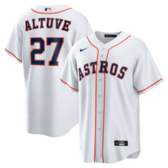 MLB Jose Altuve Houston Astros Nike Home Replica Player Name Jersey - White